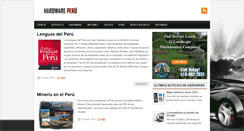 Desktop Screenshot of hardwareperu.com