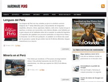 Tablet Screenshot of hardwareperu.com